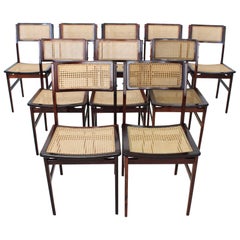Set of Ten Rosewood Brazilian Chair