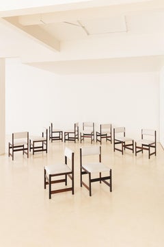 Set of Ten Rosewood Dining Chairs by Celina Decorações, Midcentury Brazilian