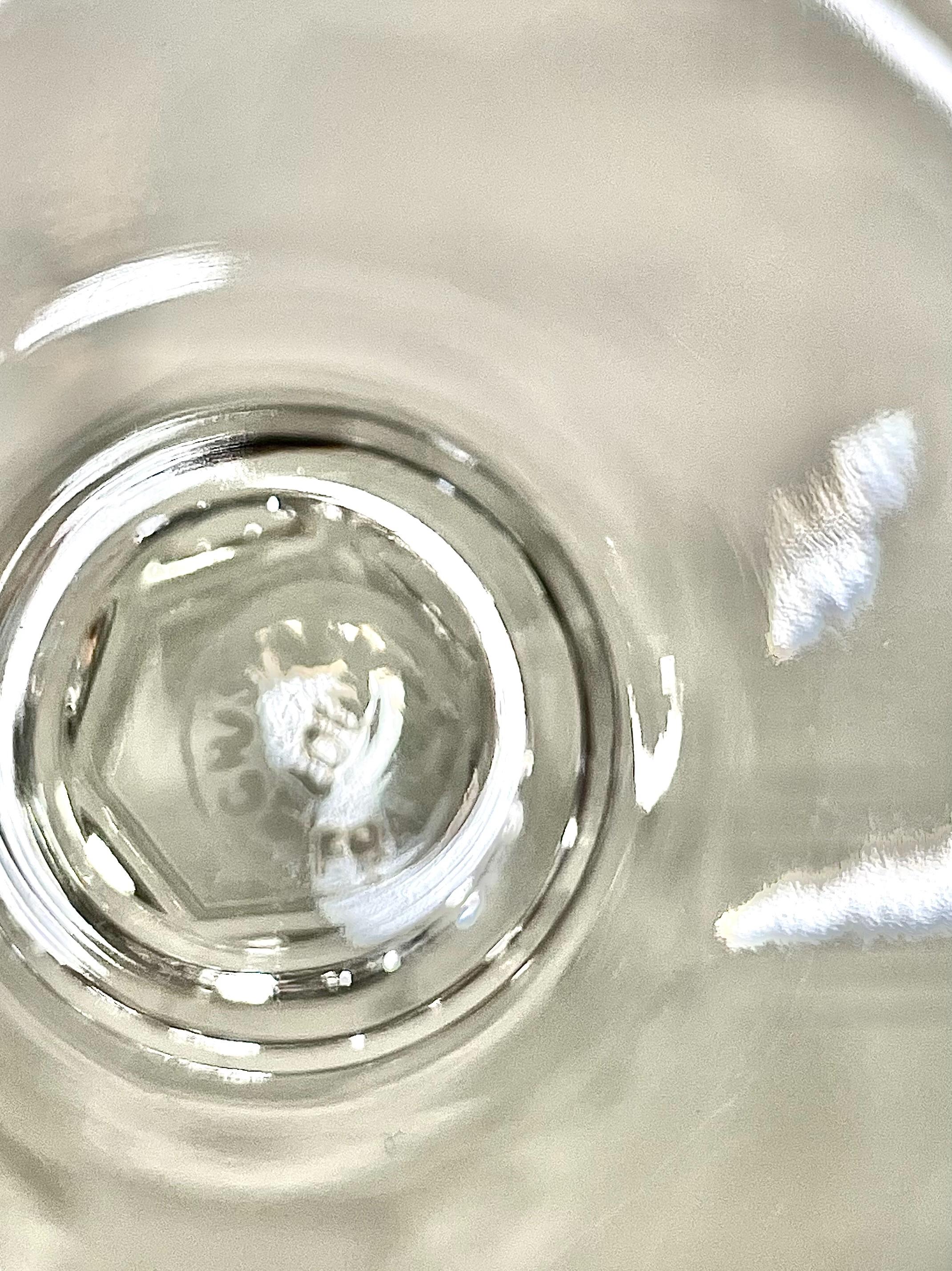 Set von 10 Saint Louis-Kristall-Weingläsern aus Kristall im Zustand „Gut“ im Angebot in LA CIOTAT, FR