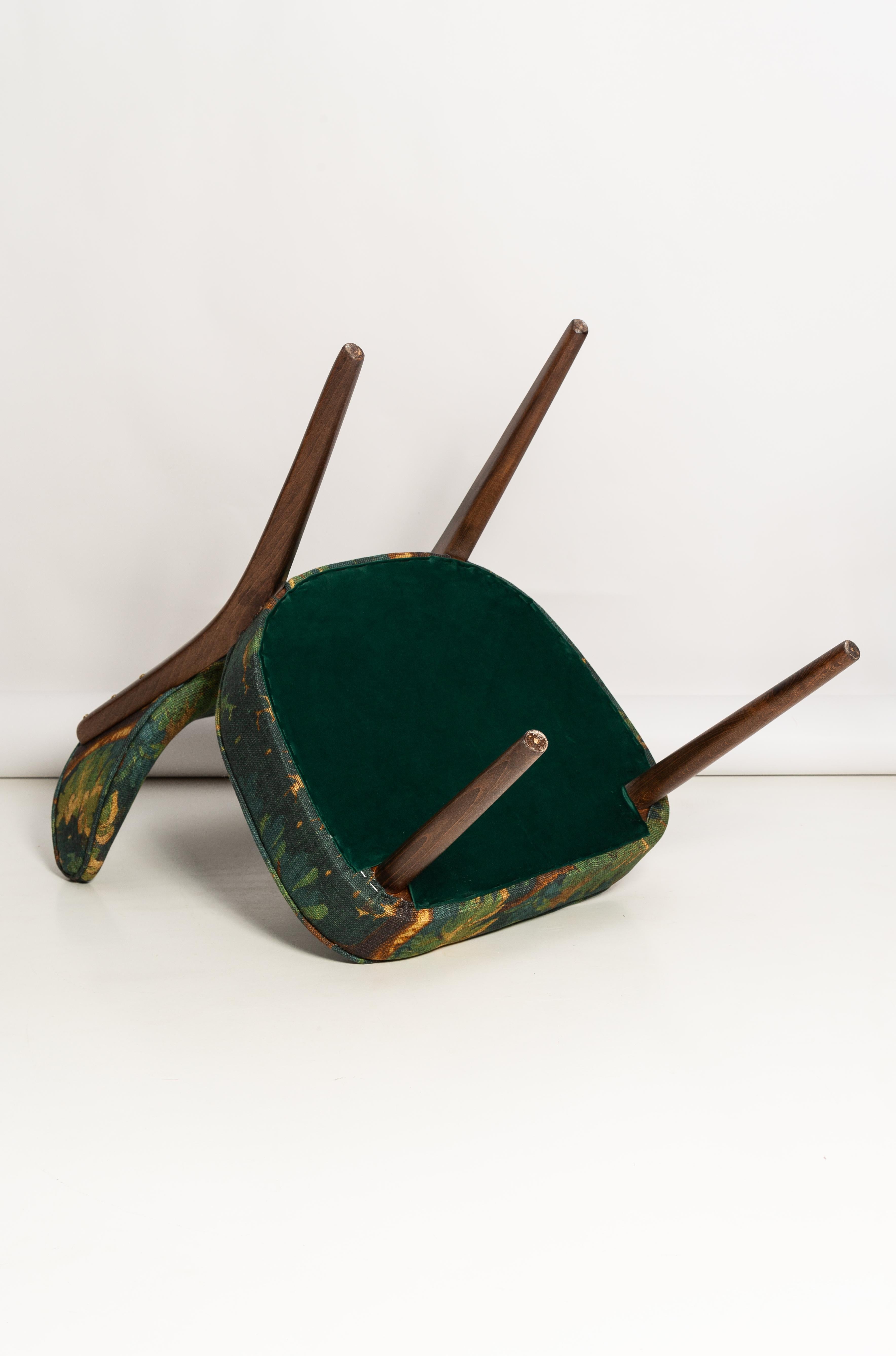 Ensemble de dix chaises de salle à manger Shell, lin Schwarzwald Dedar, Vintola Studio, Europe en vente 3