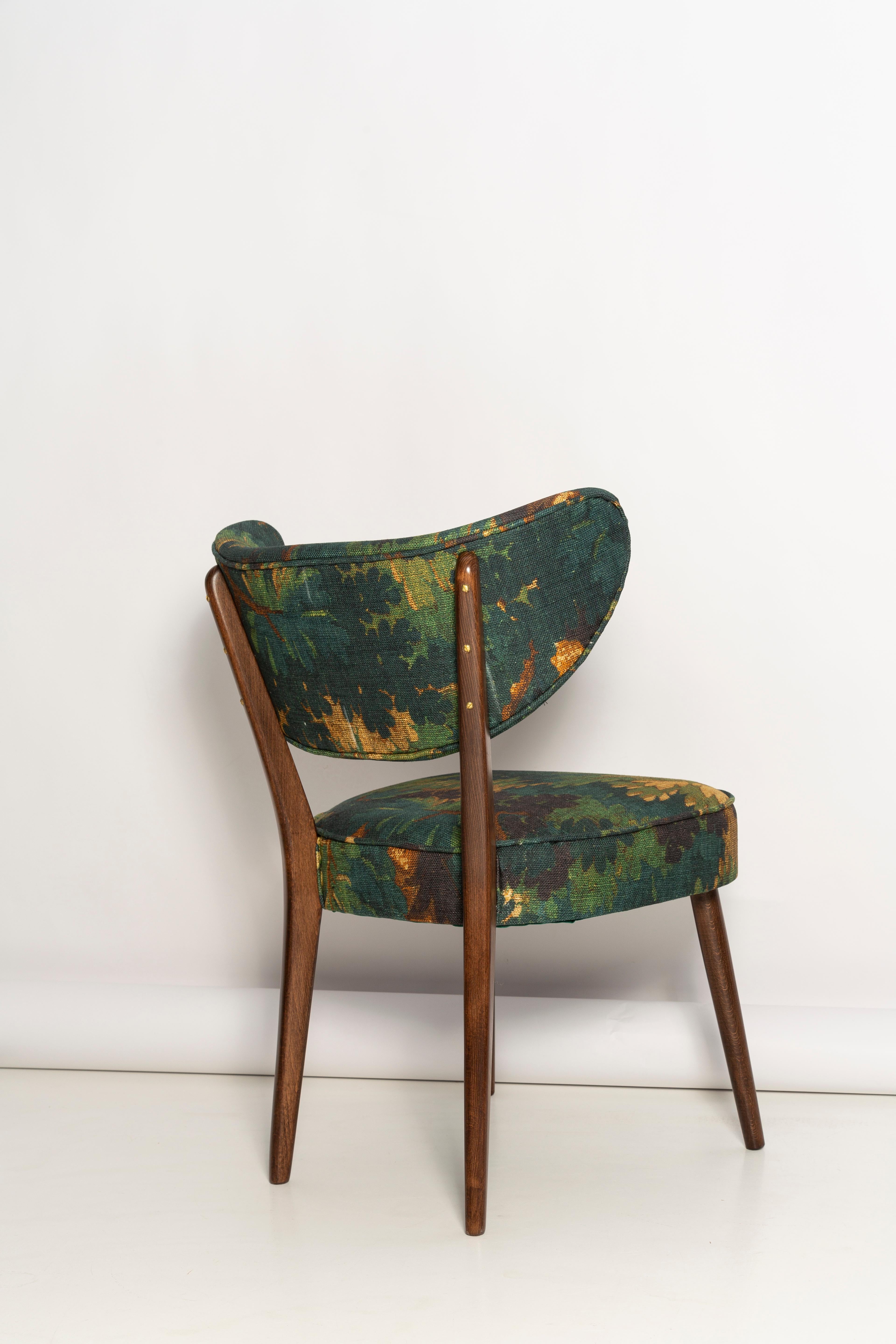 Ensemble de dix chaises de salle à manger Shell, lin Schwarzwald Dedar, Vintola Studio, Europe en vente 1