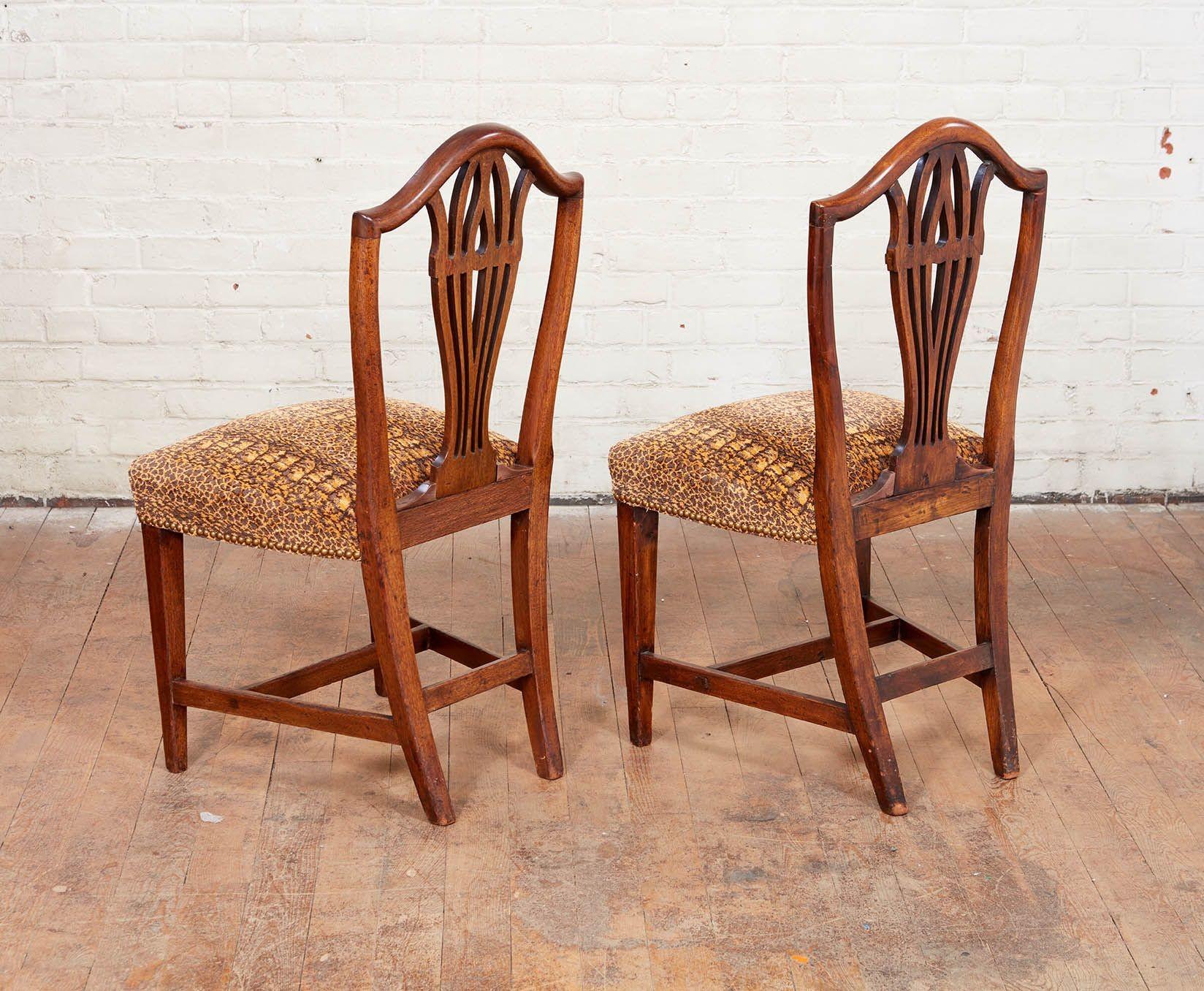 18th Century Set of Ten Sheraton Dining Chairs For Sale