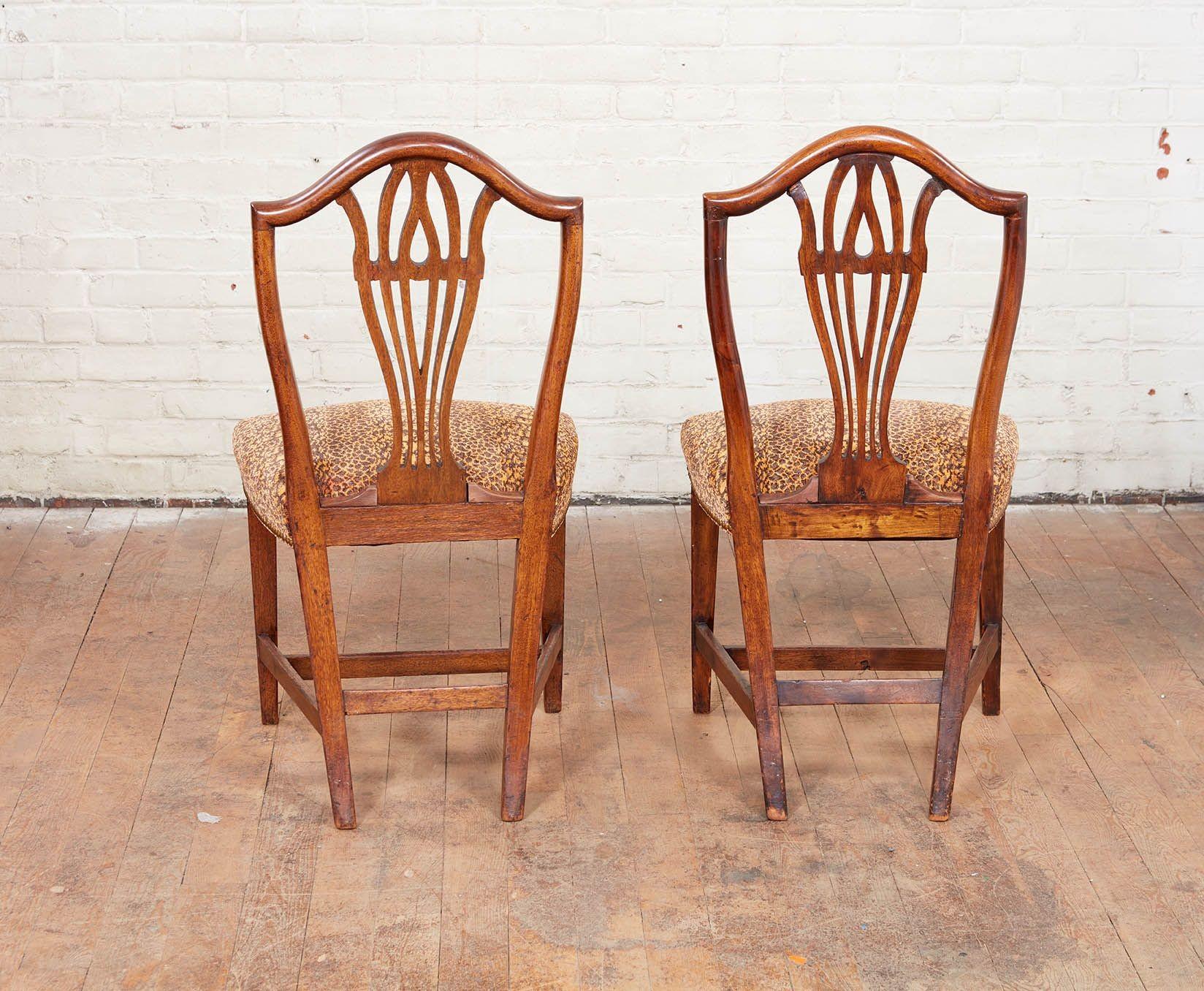 Mahogany Set of Ten Sheraton Dining Chairs For Sale