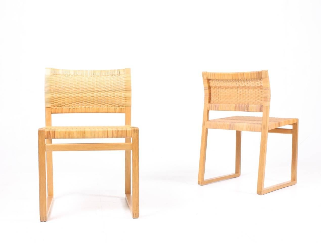 Set of Ten Side Chairs by Børge Mogensen 1