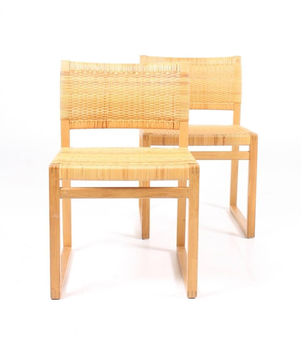 Set of Ten Side Chairs by Børge Mogensen 2