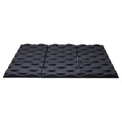 Set of Ten Soundwave Acoustic Wall Panels in Felt