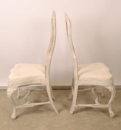 Set of Ten Swedish Rococo Chairs