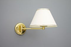 Midcentury Brass Wall Lights 1970s