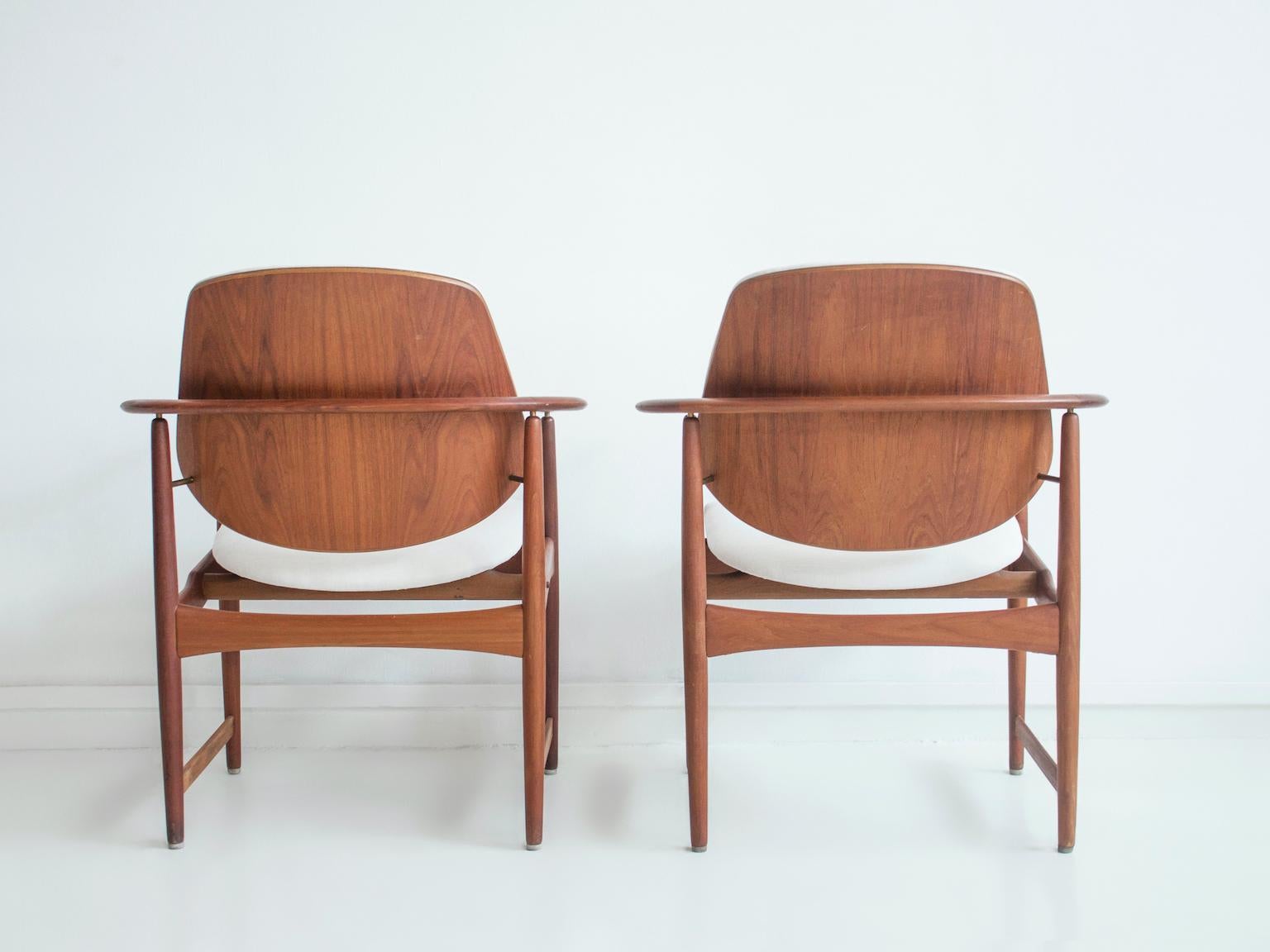 Set of Ten Teak Chairs by Arne Hovmand-Olsen 3
