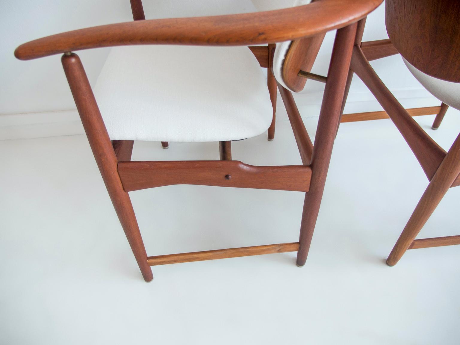 Set of Ten Teak Chairs by Arne Hovmand-Olsen 5