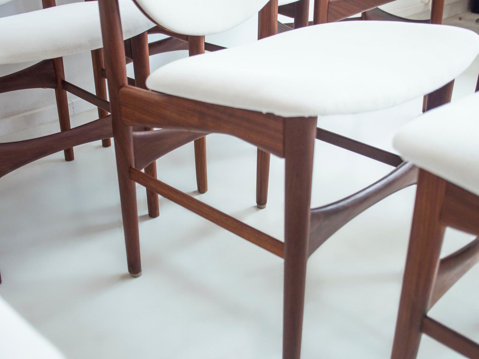 Set of Ten Teak Chairs by Arne Hovmand-Olsen 6