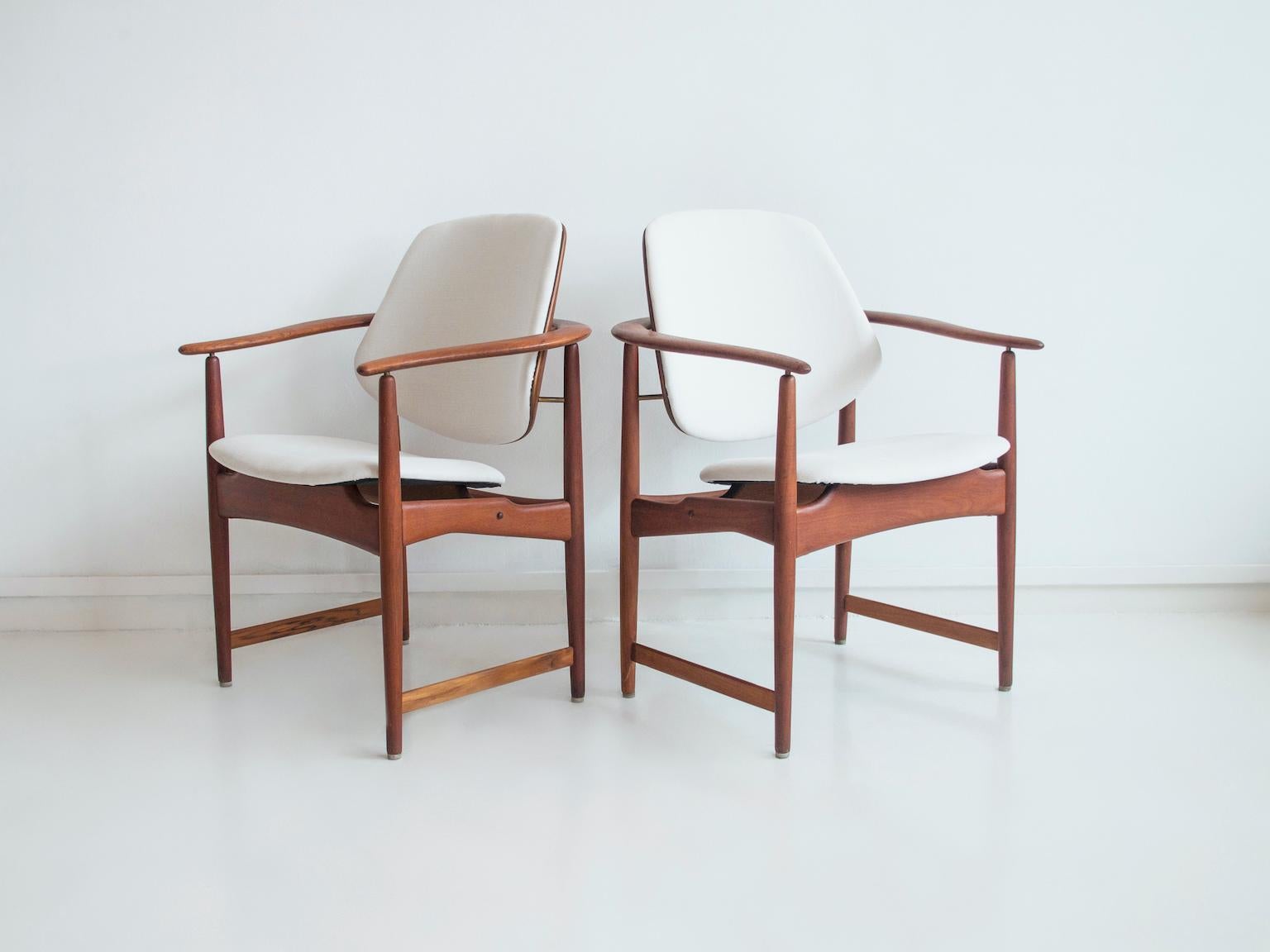 Set of Ten Teak Chairs by Arne Hovmand-Olsen 1