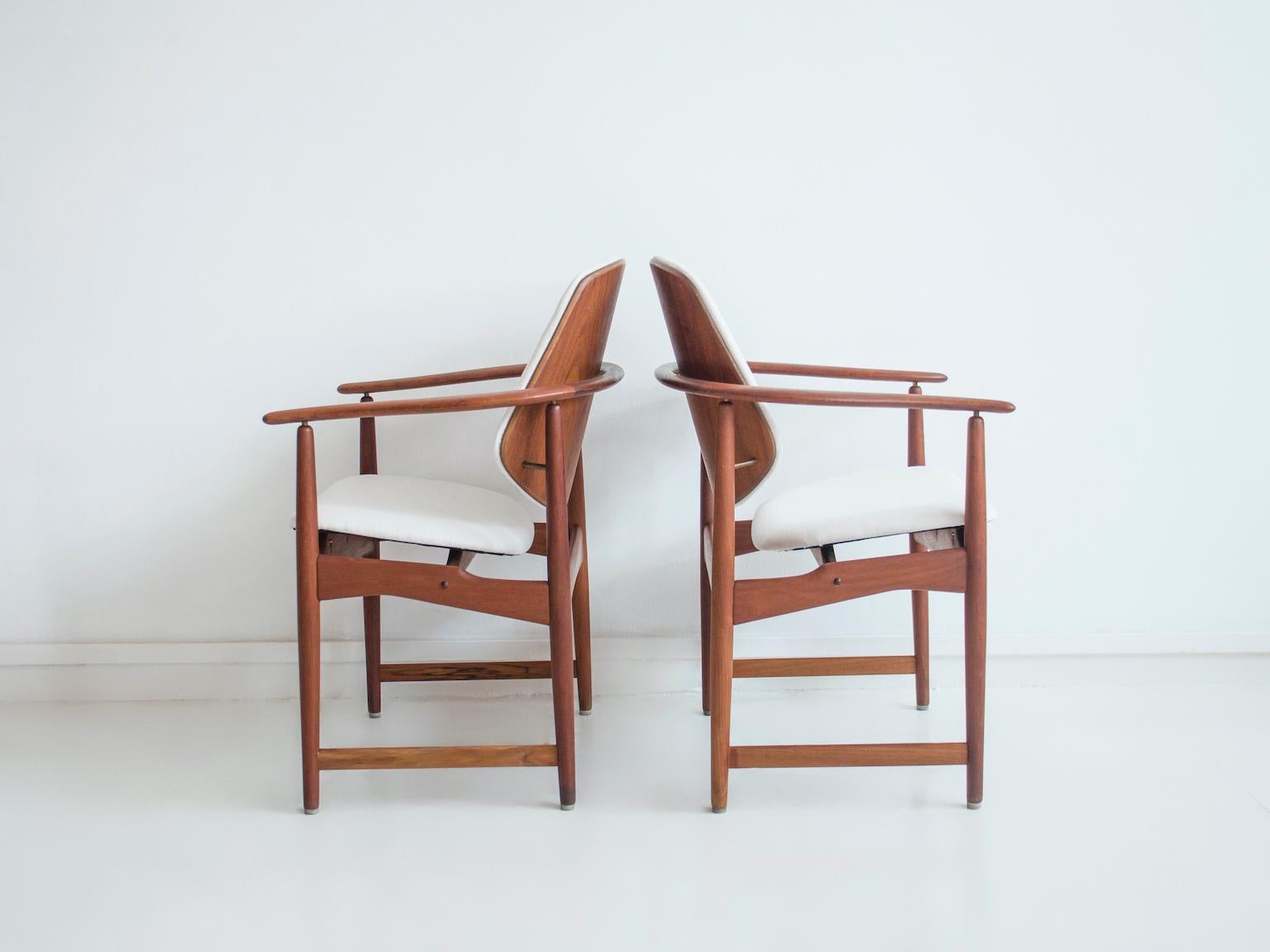 Set of Ten Teak Chairs by Arne Hovmand-Olsen 2