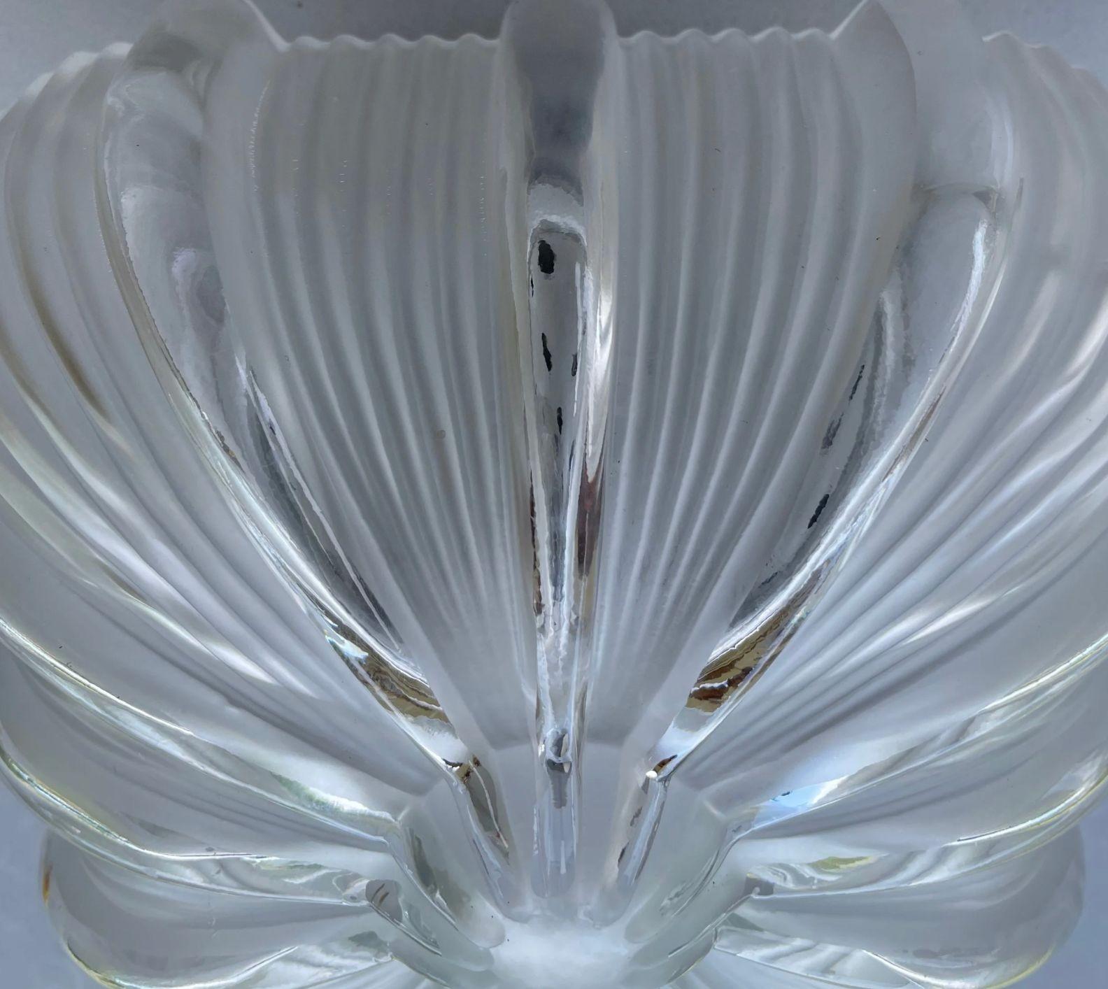 Juego de diez empotrables / apliques de cristal de Murano texturizado. Italia, años sesenta. mediados del siglo XX en venta