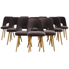 Set of Ten Thonet Barrel Chairs