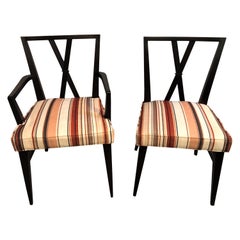 Set of Ten Tommi Parzinger Attributed Dining Room Chairs