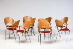 Conjunto de diez sillones "Trinidad" de Nanna Ditzel