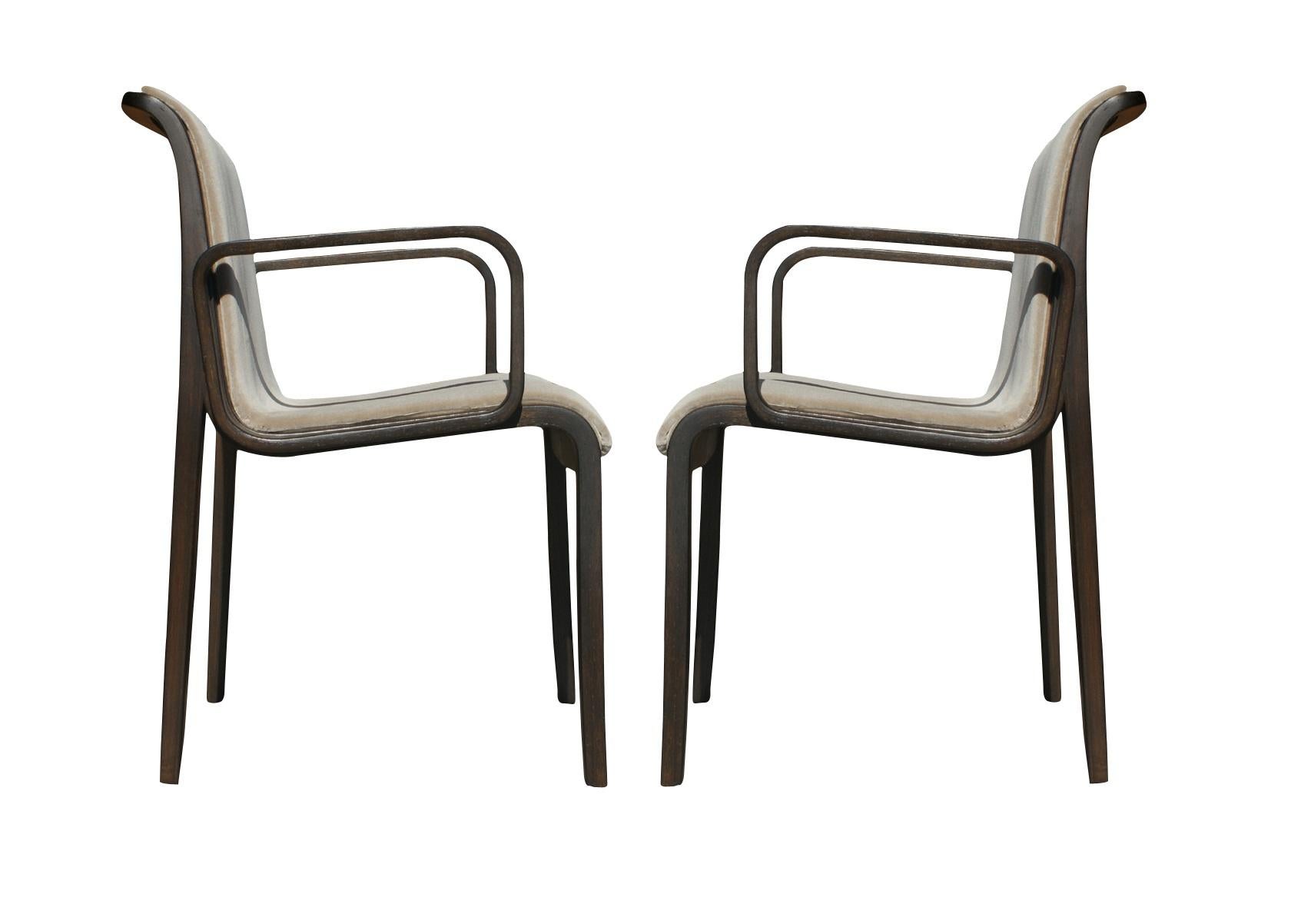 Mid-Century Modern Set of Ten Vintage Armchairs by Bill Stephens for Knoll