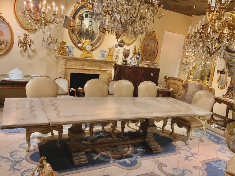Dining table with cream leather chairs shop