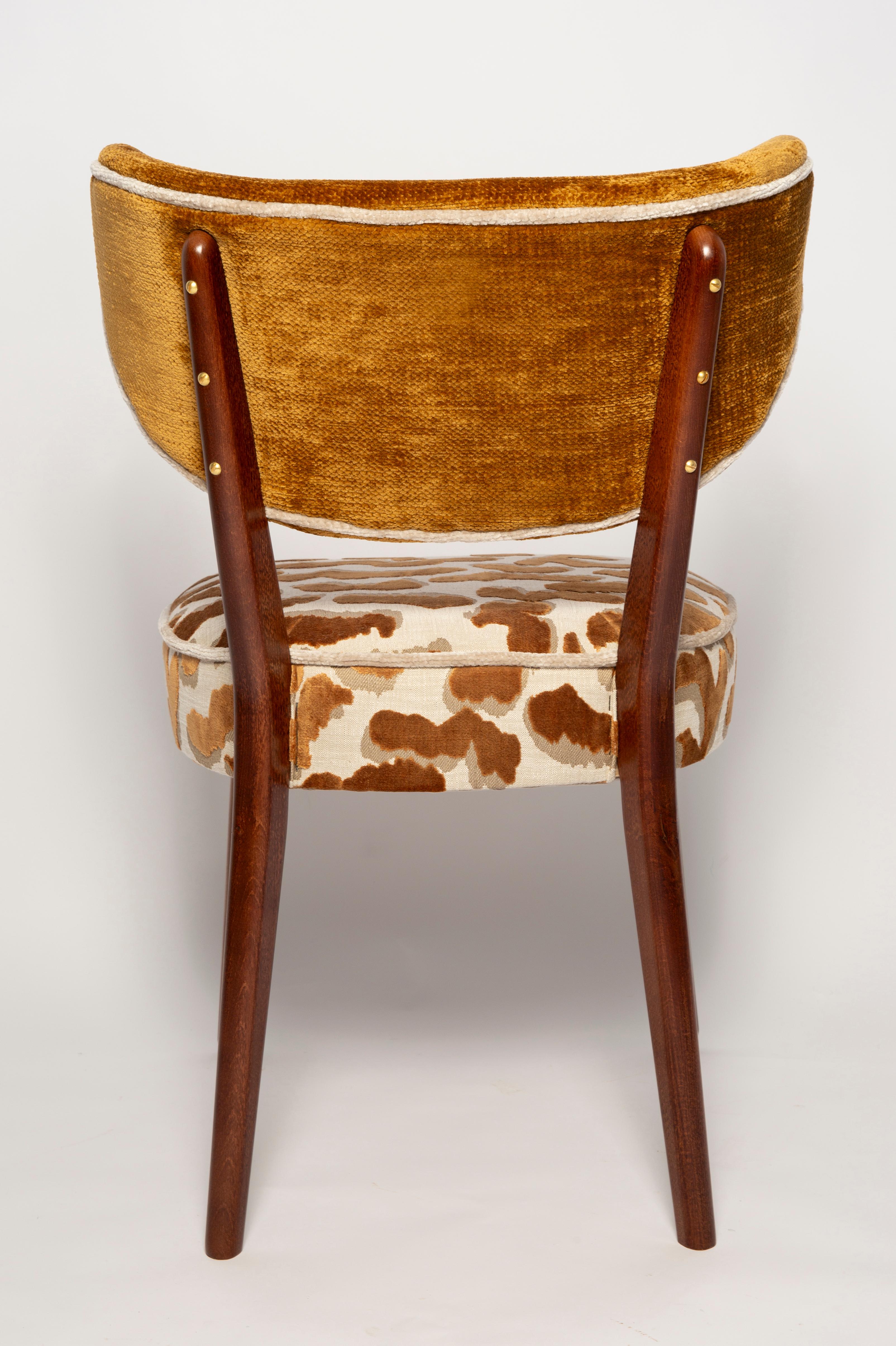 Zehner-Set Vintola Studio Esszimmerstühle, Casamance Nimbus Leopard Fabric (21. Jahrhundert und zeitgenössisch) im Angebot