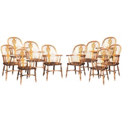 Set of Ten Windsor Armchairs Set of Ten Windsor Armchairs