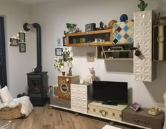 Tetris Composition TV Cabinet by Lola Glamour