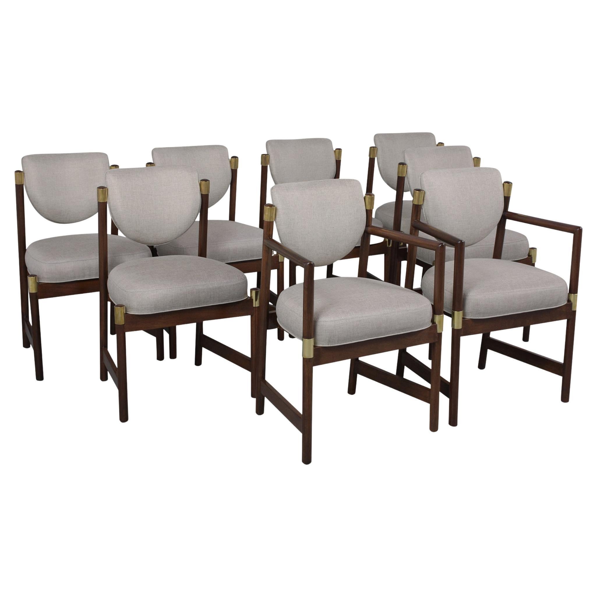 Set of T.H. Robsjohn Gibbings Style Dining Chairs