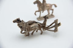 Satz von dreizehn militärischen Miniaturen