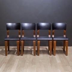 Set of Thonet Bentwood Bakelite Dining Chairs, c.1930