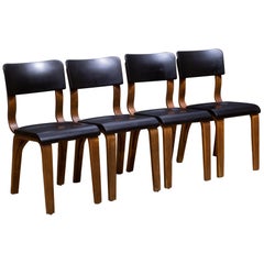 Set of Thonet Bentwood Bakelite Dining Chairs, c.1930