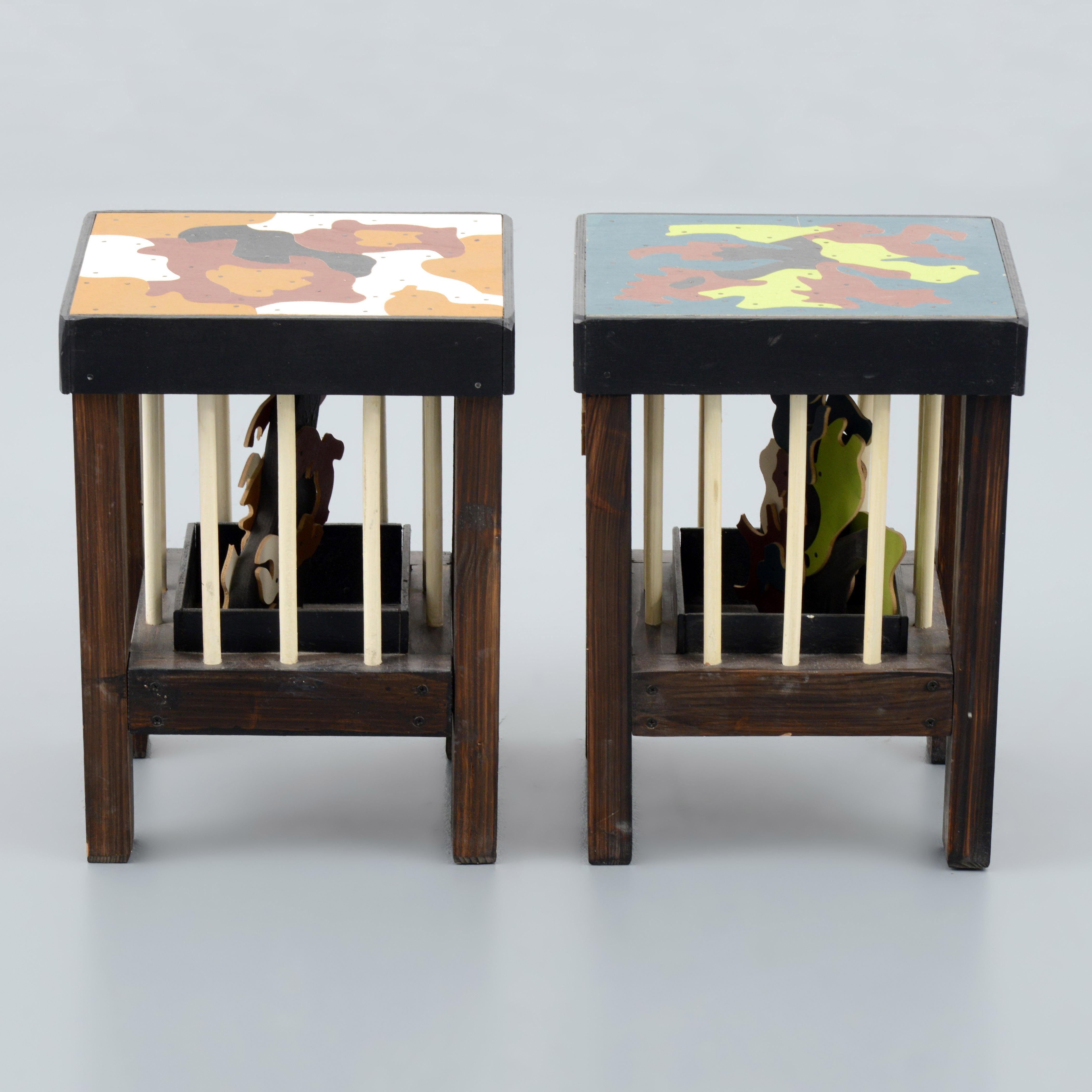 Set of Thorsten Passfeld Stools, 