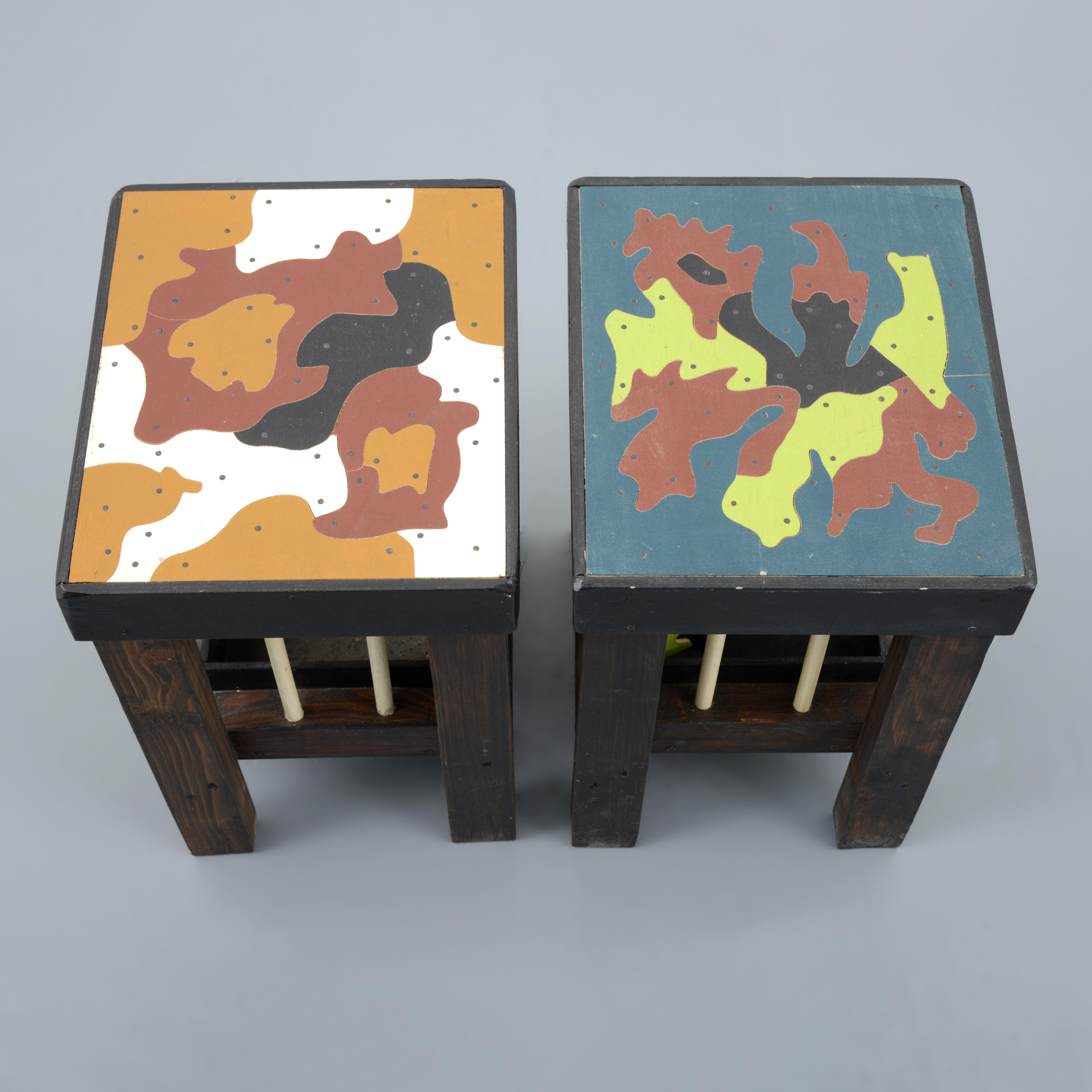 Contemporary Set of Thorsten Passfeld Stools, 