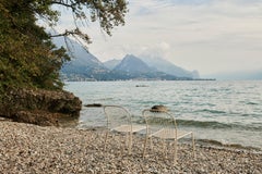 Set of Thorvald Outdoor Lounge Chairs/Side Table-Ivory-Space Copenhagen for &T