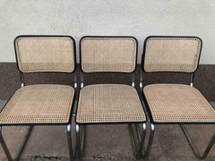 Set Of Thre THONET Cesca Chair By Marcel Breuer Austria 1978