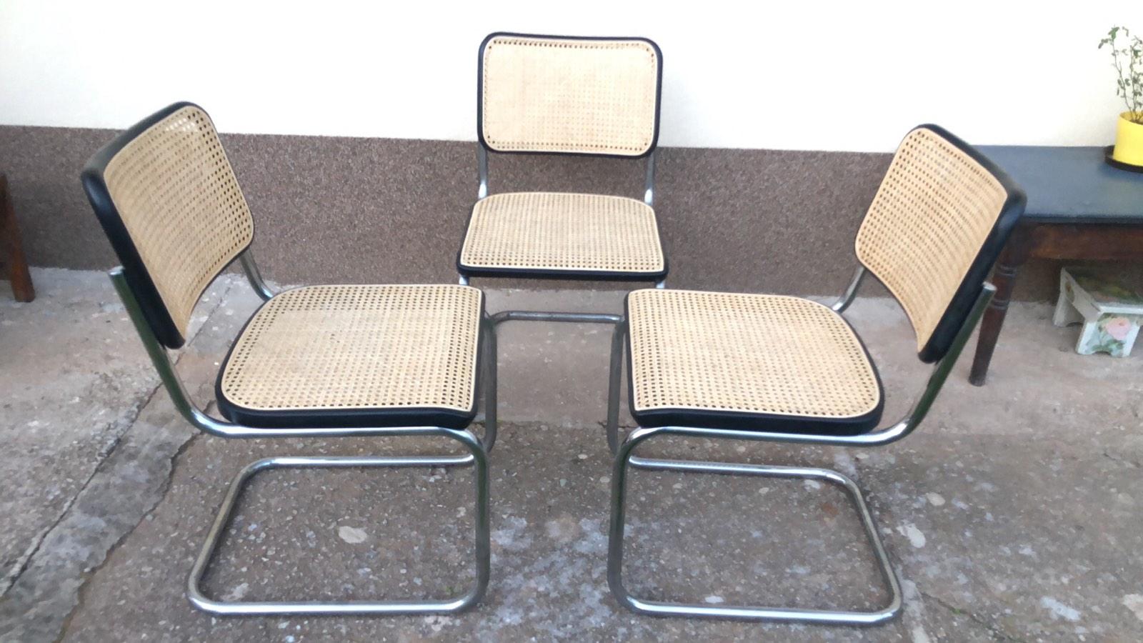 Set Of Thre THONET Cesca Chair By Marcel Breuer Austria 1978 In Good Condition For Sale In Čelinac, BA