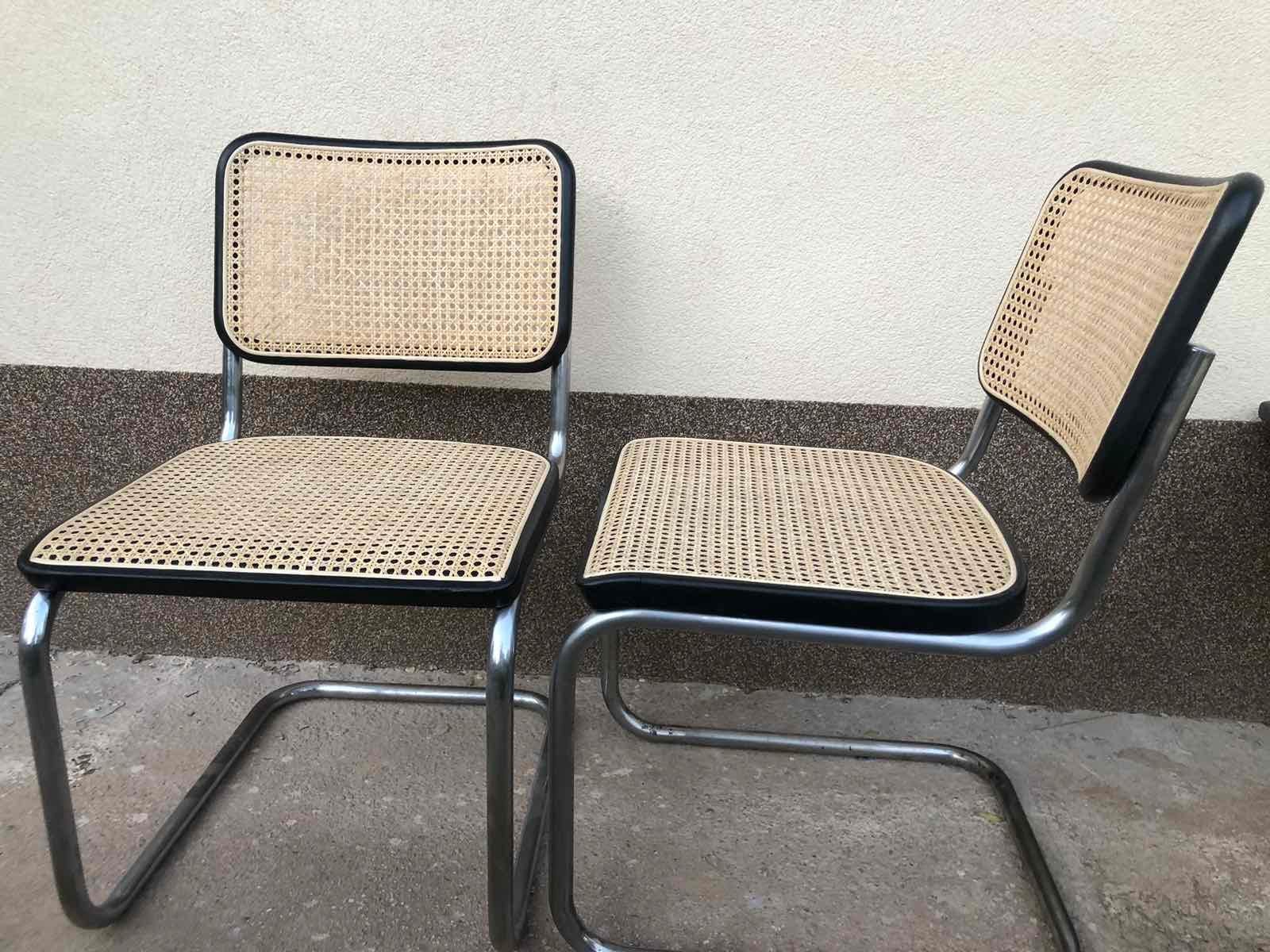 Late 20th Century Set Of Thre THONET Cesca Chair By Marcel Breuer Austria 1978 For Sale