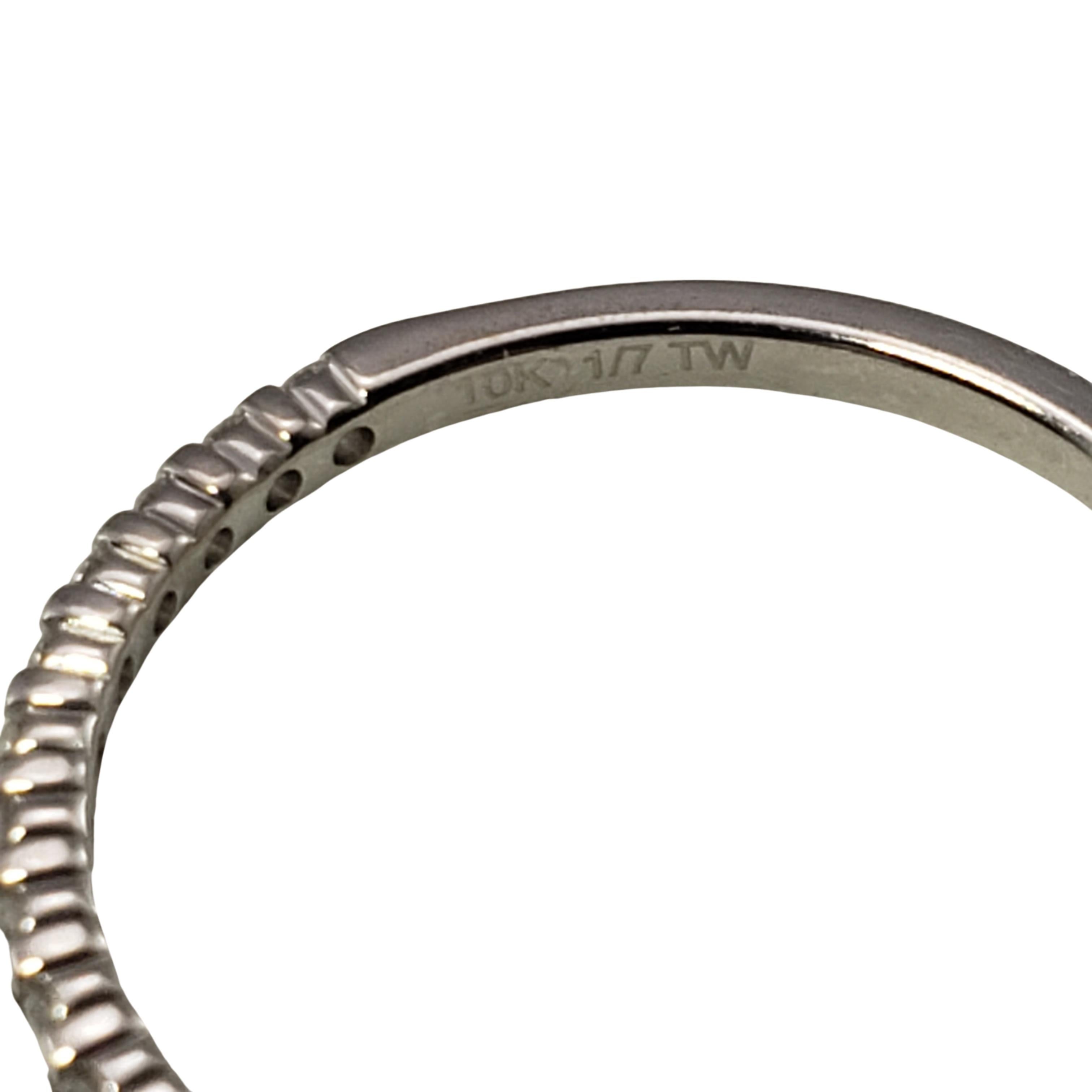 Donna Set di tre anelli con diamante in oro bianco 10 carati in vendita