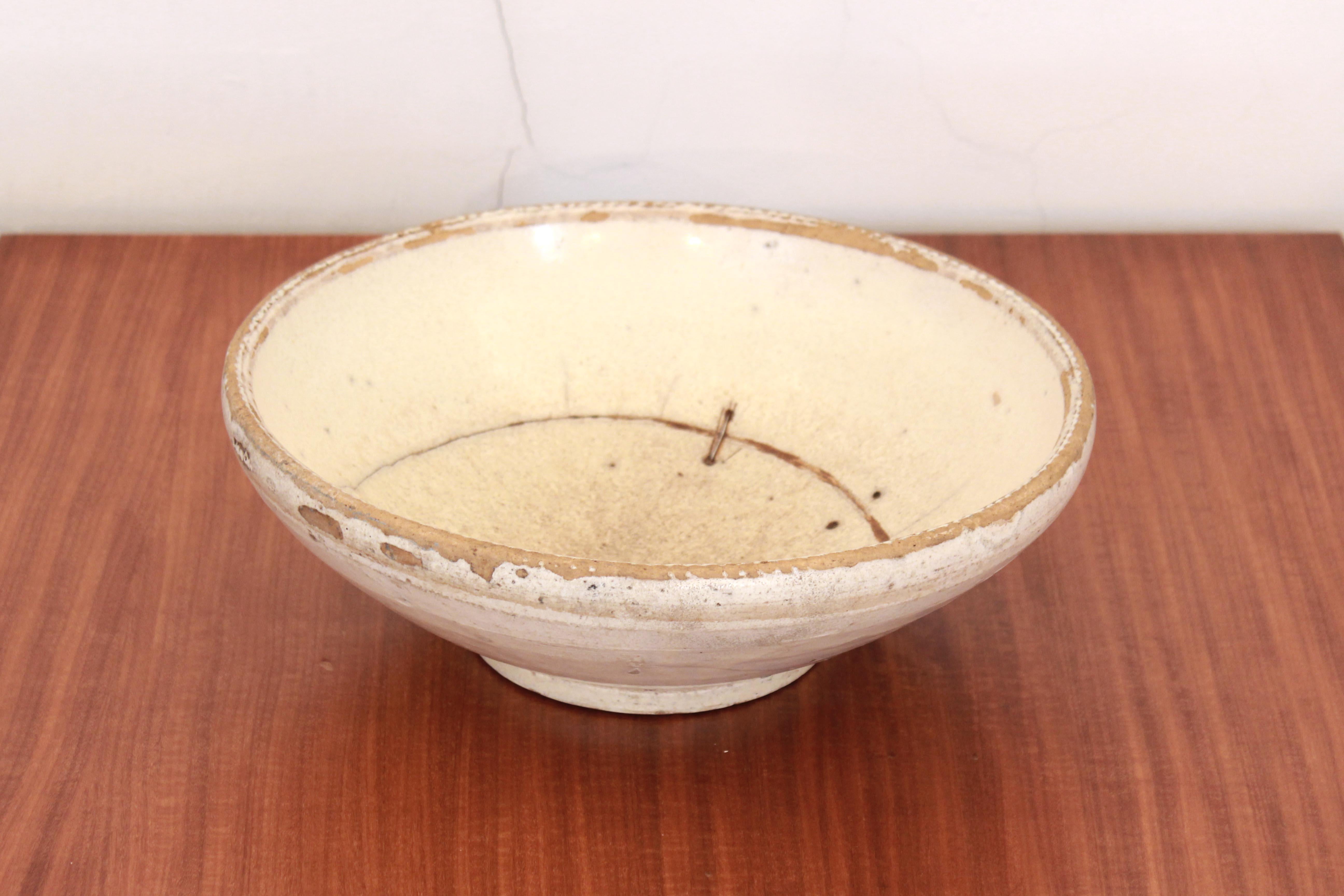 Set of Three 1800 Antique Italian Ceramic Bowls 2