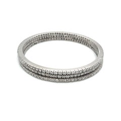 Set of Three 18kw Diamond Stacking Bangles
