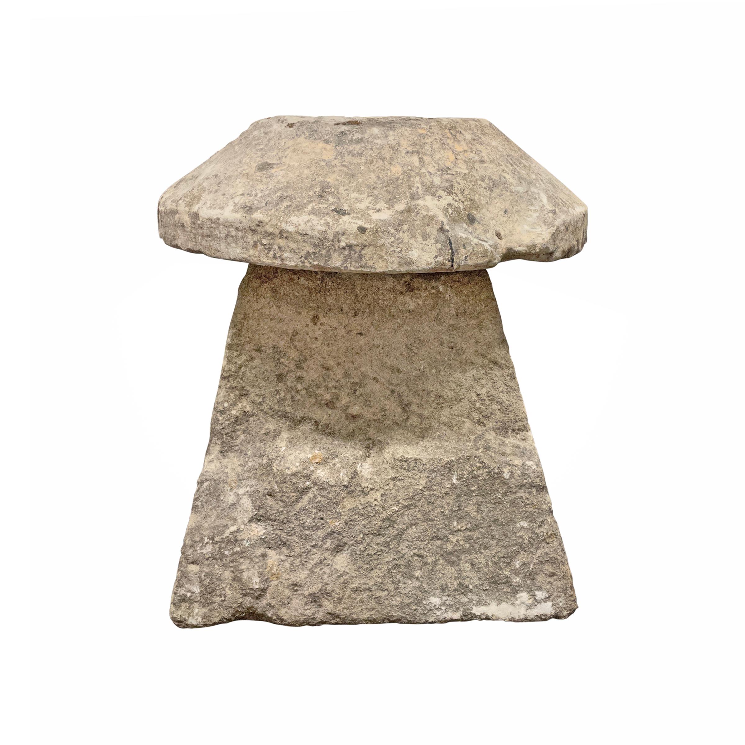 Set of Three 18th Century English Staddle Stones For Sale 3