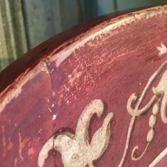Set of Three 18th Century Italian Painted Benches in Walnut Wood