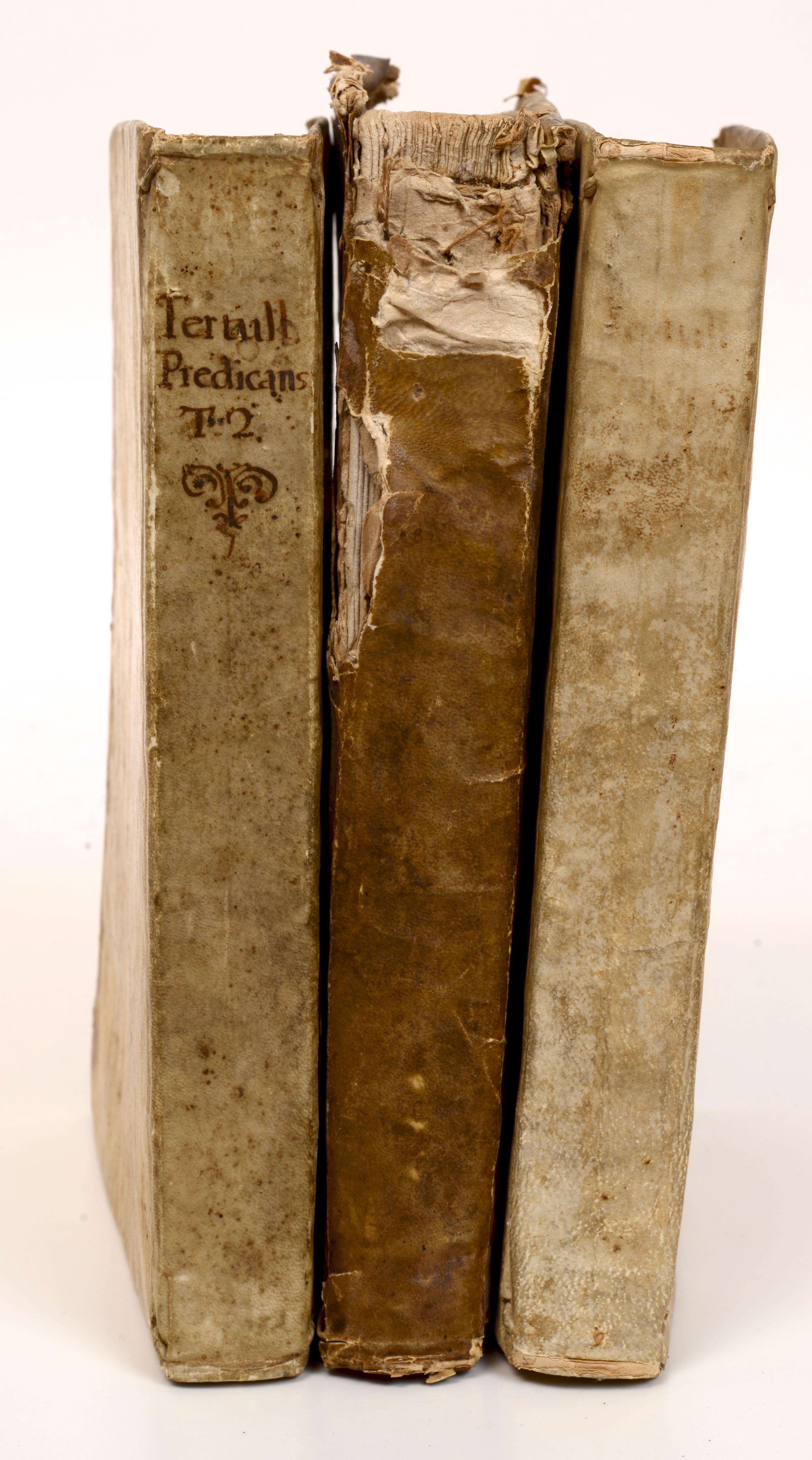 Set of Three 18th Century Vellum Sunday Sermon Books For Sale 5