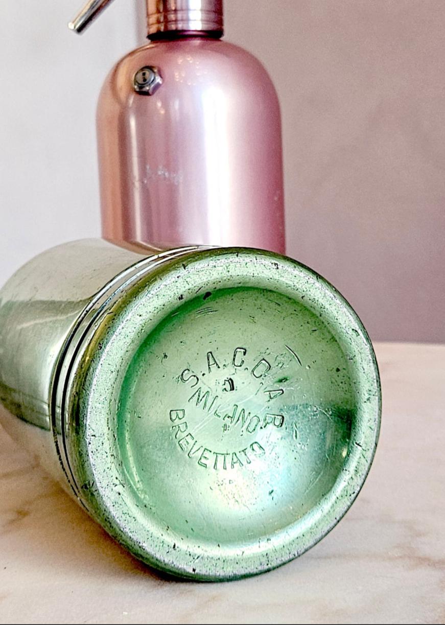 Satz von drei pastellfarbenen italienischen Soda-Brunnen aus den 1950er Jahren (Mitte des 20. Jahrhunderts) im Angebot