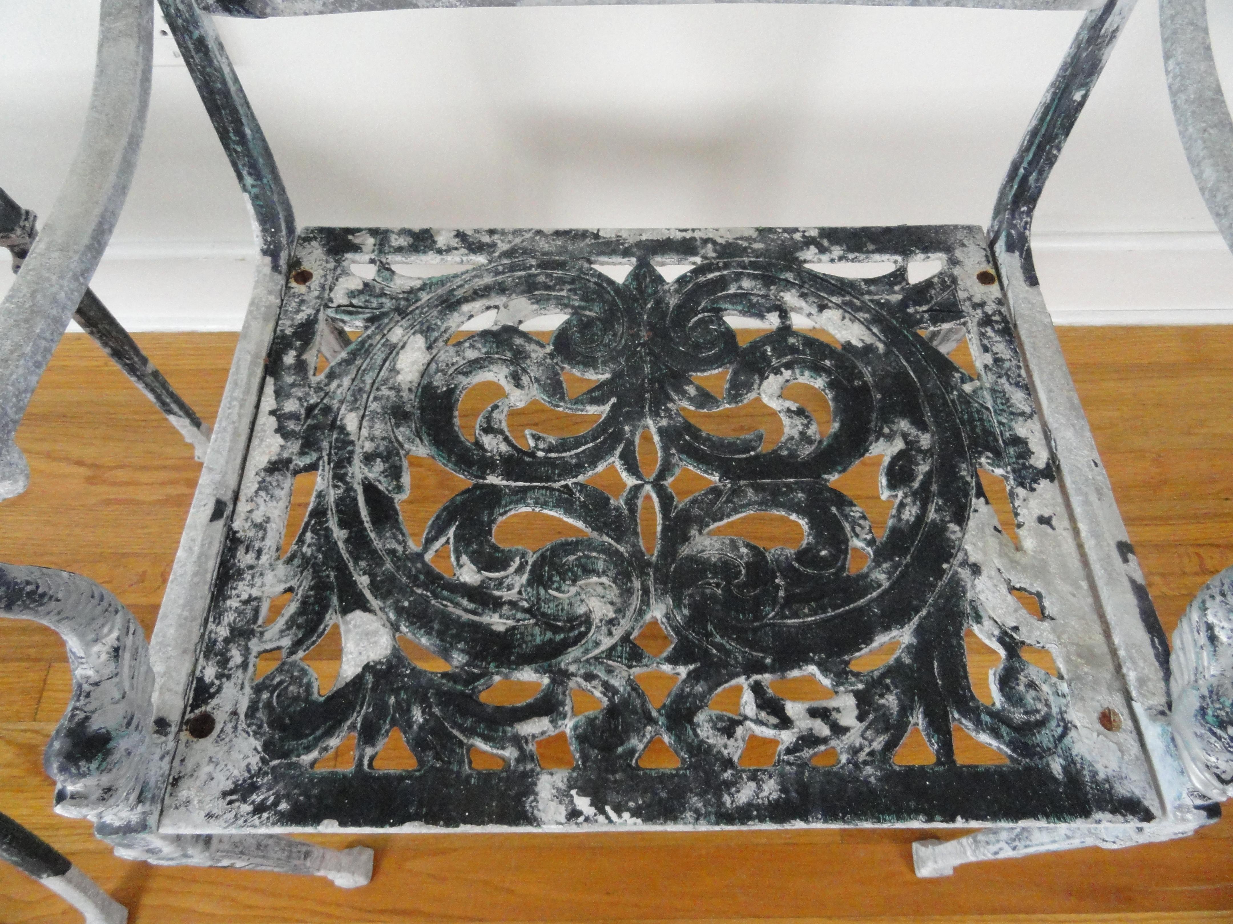 Mid-20th Century Set of Three 1960s Aluminum Dolphin Chairs For Sale