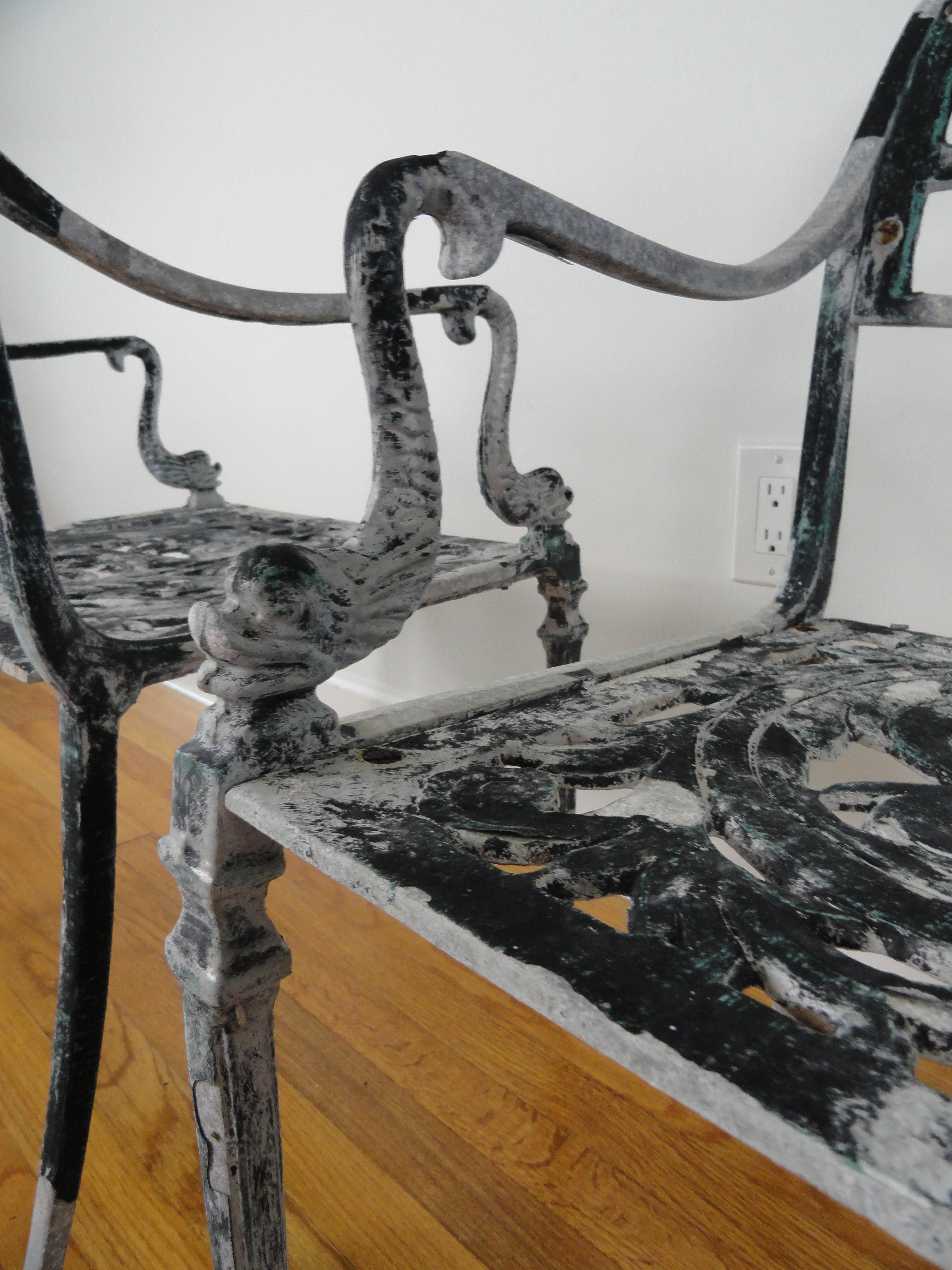 Set of Three 1960s Aluminum Dolphin Chairs For Sale 1