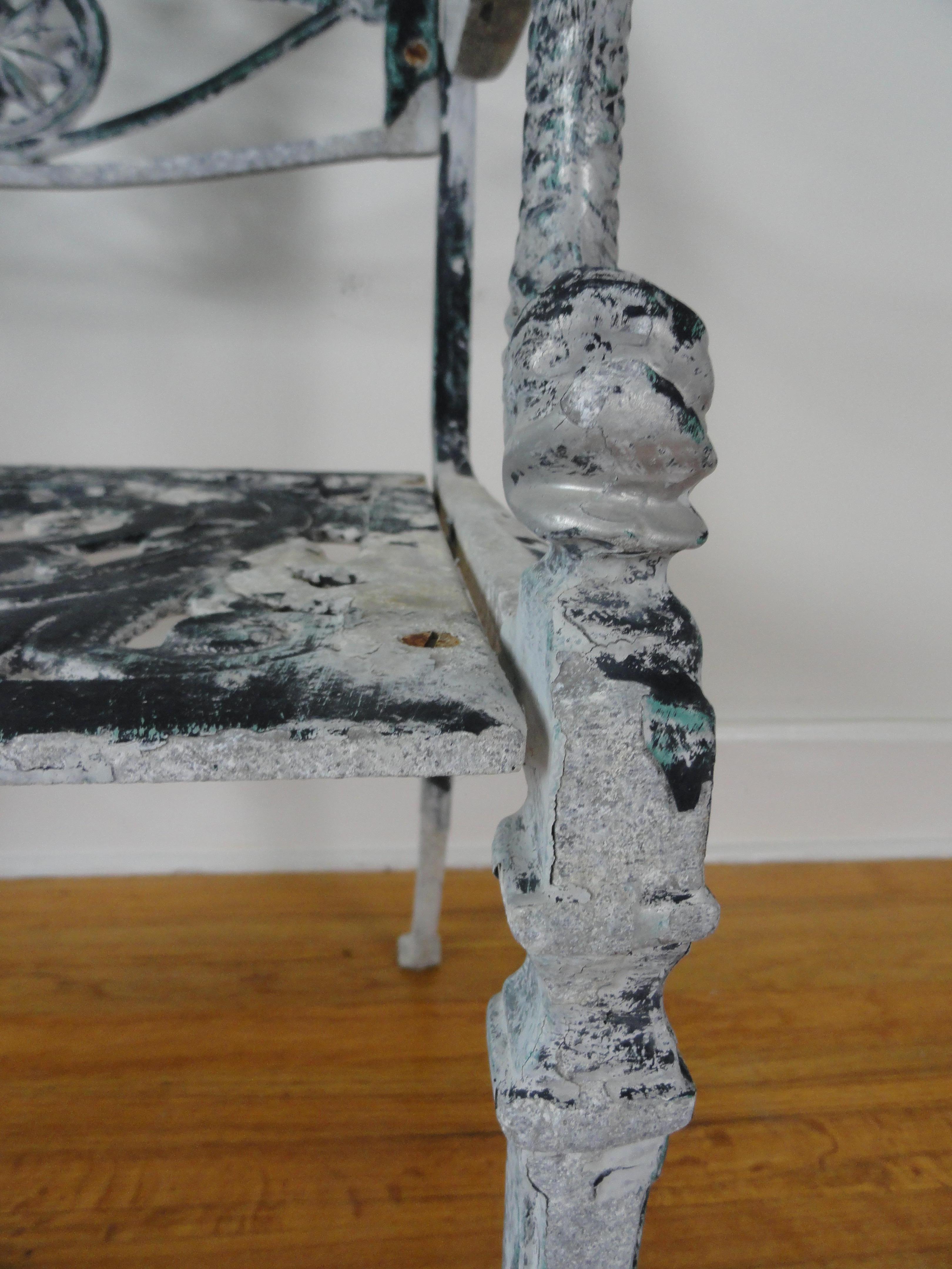 Set of Three 1960s Aluminum Dolphin Chairs For Sale 2