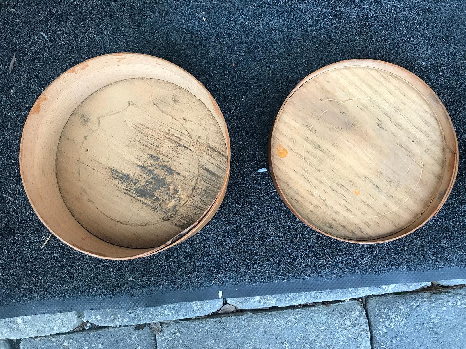 Set of Three 19th Century American Pantry Boxes For Sale 1