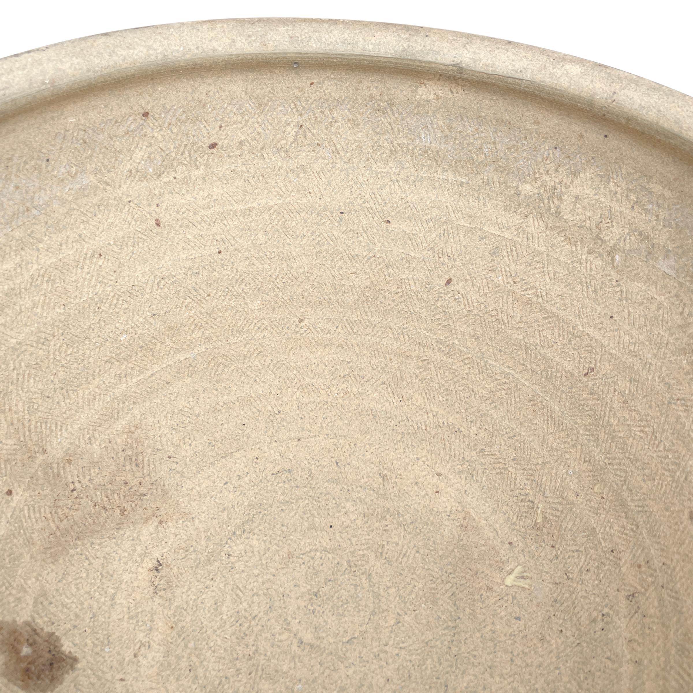 Set of Three 19th Century English Terracotta Dough Bowls For Sale 11