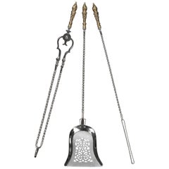 Set of Three 19th Century Fire Irons