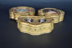 Set of Three 19th Century French Boxes